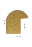 Κορνίζα ξύλινη 1,2 εκ. πομπέ χρυσή 40-Χ